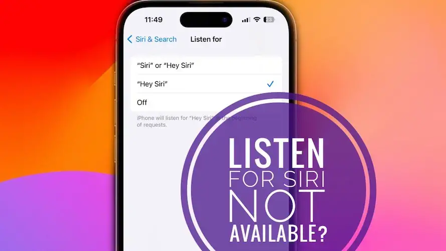 слушать Siri не работает ios 17