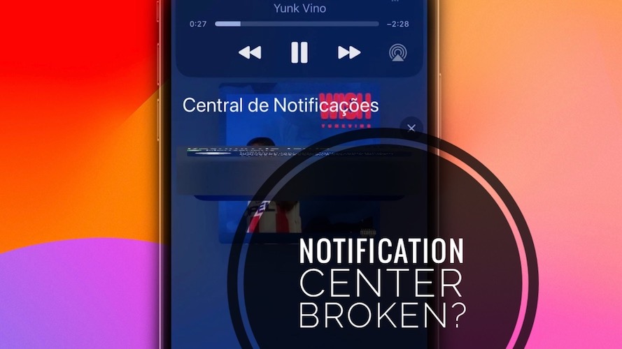 Центр уведомлений не работает, проблема с iOS 17
