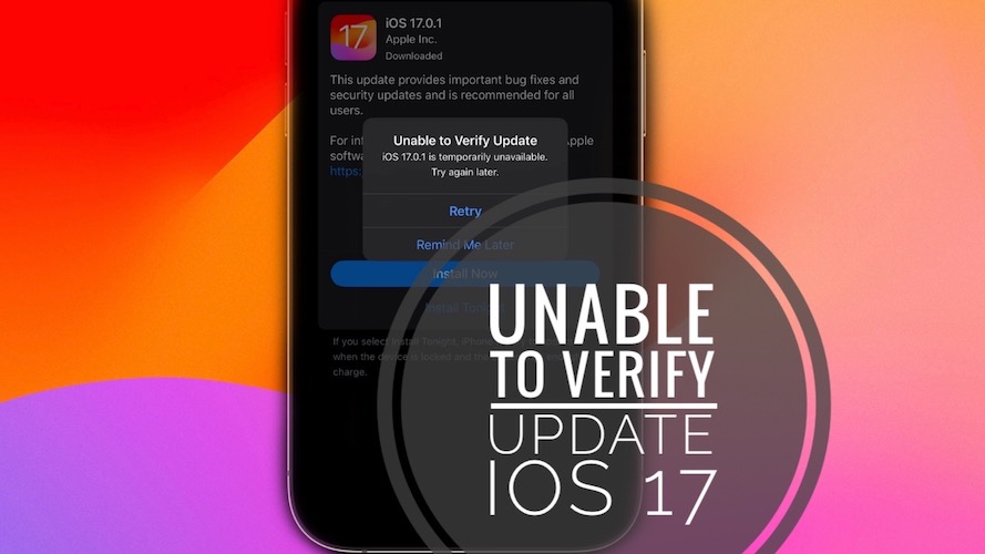 невозможно проверить обновление iOS 17 временно недоступно
