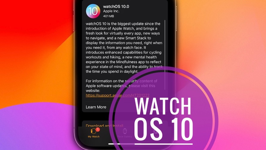 обновление watchOS 10