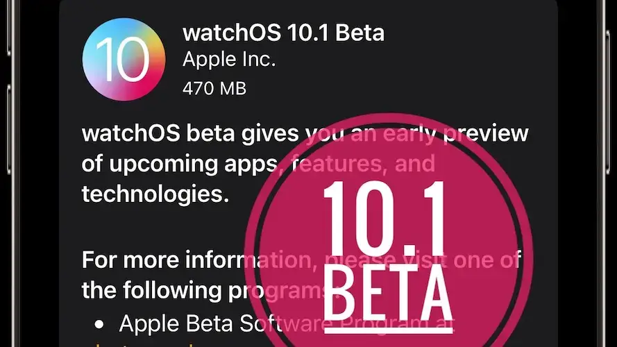бета-обновление Watchos 10.1