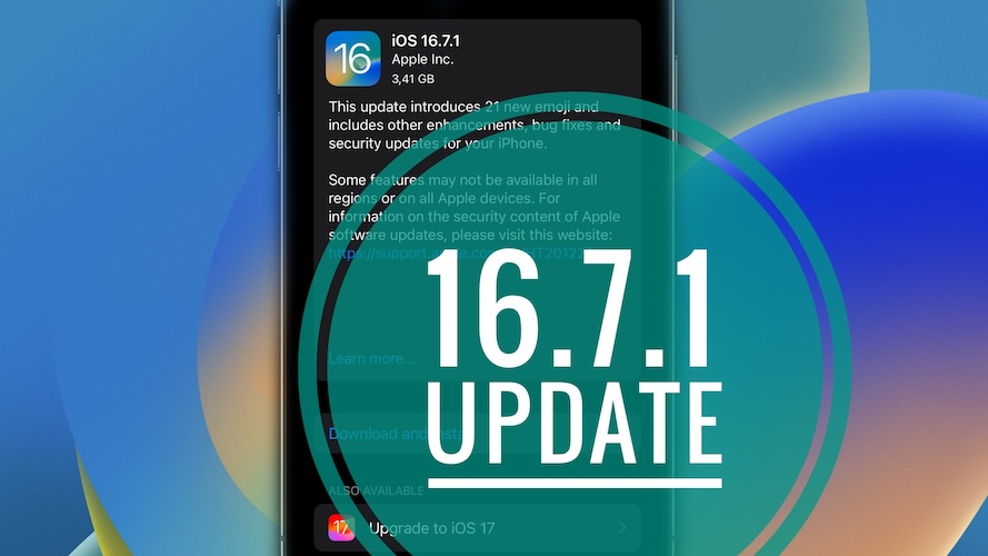 обновление iOS 16.7.1
