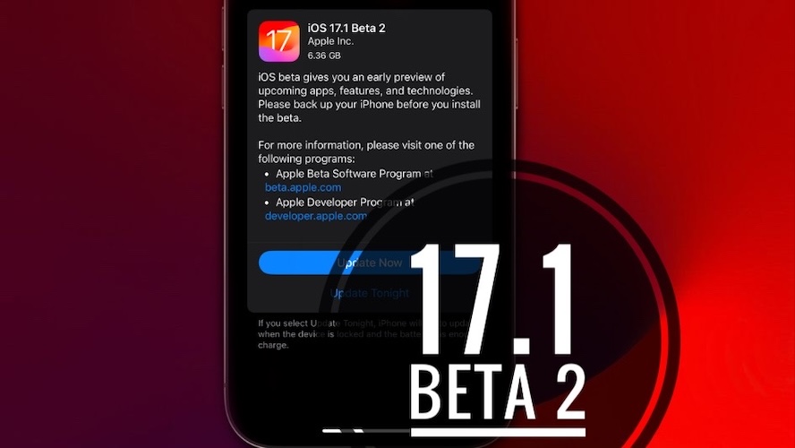 iOS 17.1 бета 2