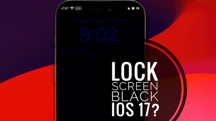 Экран блокировки iPhone черный во время зарядки