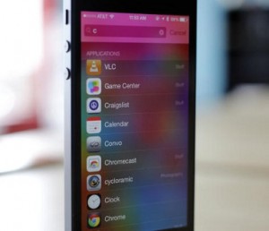 iphone 5s spotlight search