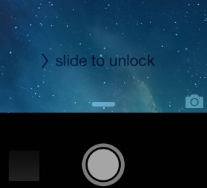 iphone camera lock screen