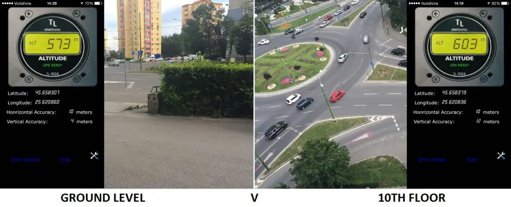 iphone altimeter test