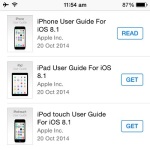 apple user guides for ios 8.1