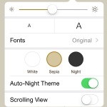 ibooks legibility settings