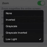 ios low light zoom filter