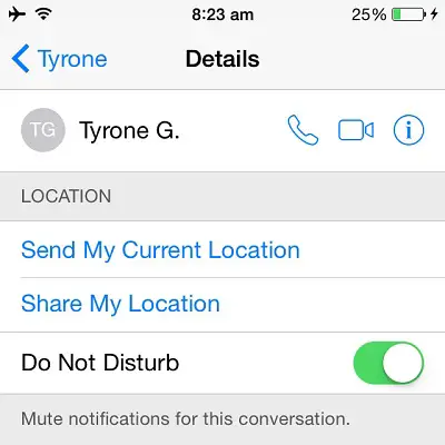 The iOS Mute Notifications For A Conversation Feature | iPhoneTricks.org