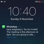 ios whatsapp lock screen message notification