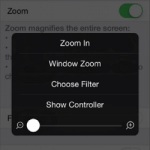 ios zoom settings menu