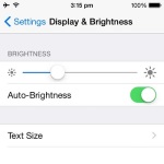 iphone auto-brightness setting