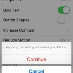 iphone bold accessibility feature