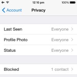 WhatsApp privacy settings