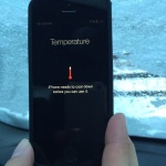ios 8 freezing temperature warning bug