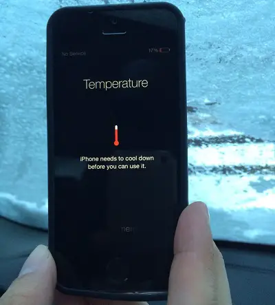 freezing ios iphone bug temperatures warning temperature too hibernation iphonetricks phone mode