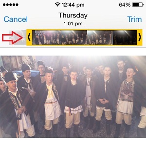 ios built-in video trimming feature