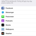 background app refresh disabled