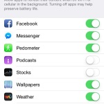 background app refresh setup