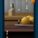 bean boy collecting stars during free fall