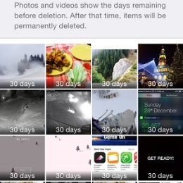 recently deleted ios photos and videos