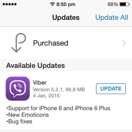 viber iphone 6 and 6 plus support