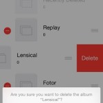 confirm album deletion