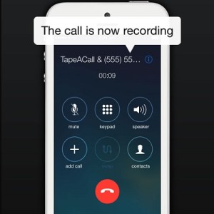 recording an outgoing iphone call