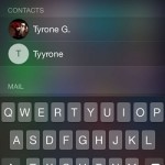 spotlight search for contact