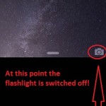 turning flashlight off from lock screen