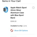 app store apple watch shopping cart