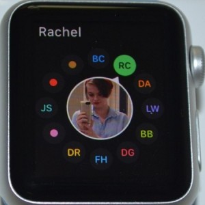 apple watch friends list