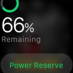 apple watch power reserve glance