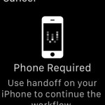 apple watch requests iphone handoff