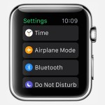 apple watch settings airplane mode view