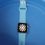 apple watch submerged in water