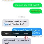 message thread edit screen