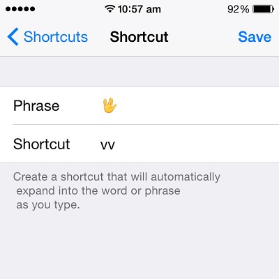 add vulcans hand emoji to iphone keyboard iphonetricks org emoji keyboard shortcuts