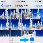 scroll photos to bottom