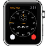 apple watch analog 1-dail stopwatch