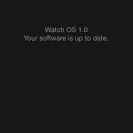 apple watch app software update result