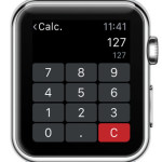 apple watch calculator input
