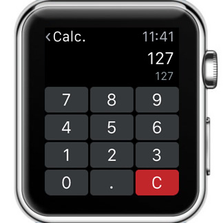 Calculator Apple Watch 3