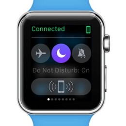apple watch do not disturb on