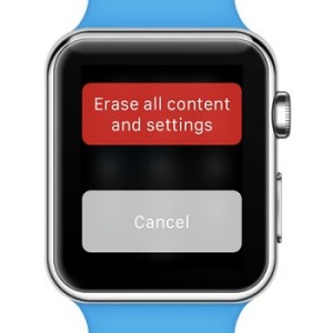apple watch force reset screen