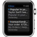 apple watch mail app home screen