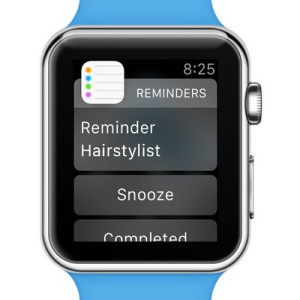 apple watch reminder notification
