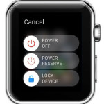 apple watch shutdown sliders